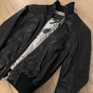 Mackage for ARITZIA Jerry Leather Jacket XXS